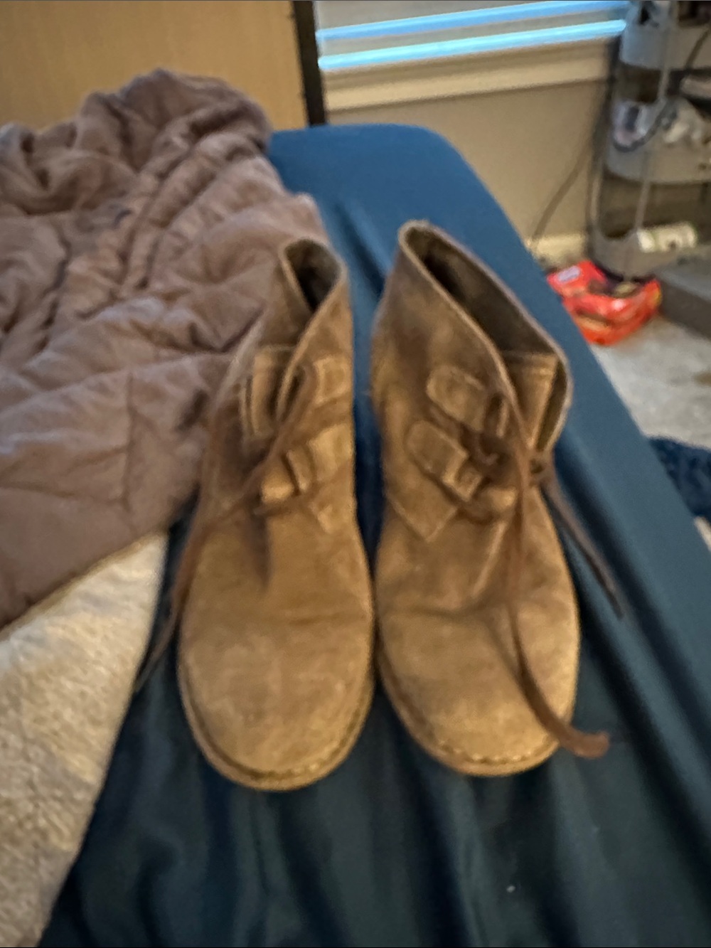 Women’s Casual Suede Boots in Brown